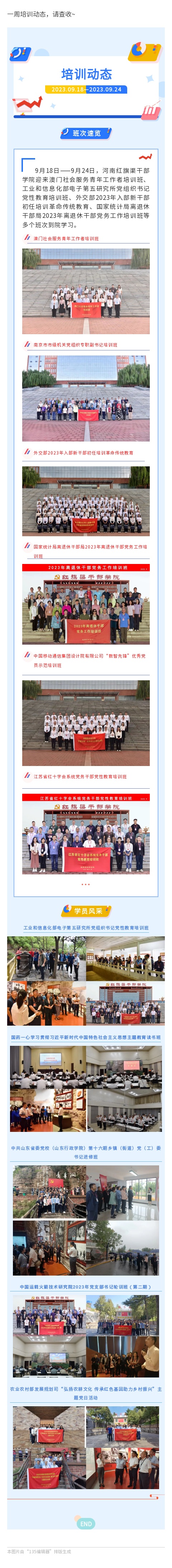 >一周培訓(xùn)動(dòng)態(tài)，請(qǐng)查收~